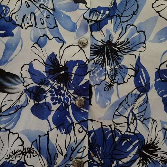 Sportelle Womens Light Wait Jacket Multi-Color Size 2X Cotton Blend Button Up - Picture 12 of 14